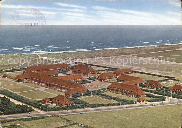 Westerland Sylt Fliegeraufnahme Nordseesanatorium