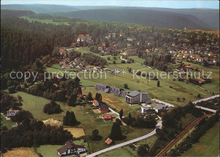FREUDENSTADT BW Fliegeraufnahme Kurzentrum beim Golfplatz