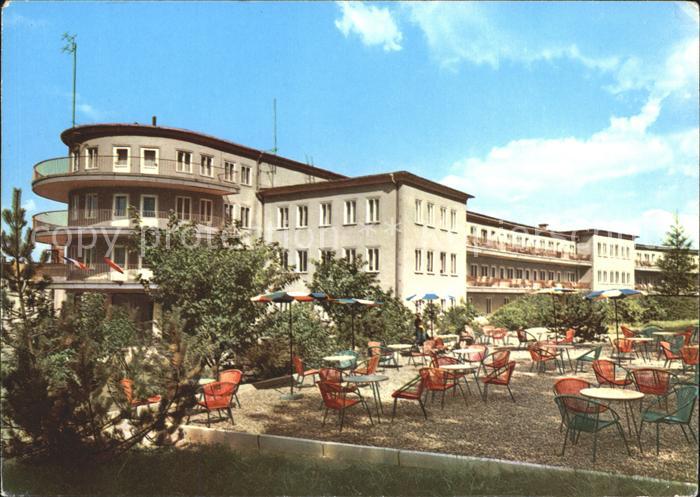 Gernrode Harz FDGB Erholungsheim Fritz Heckert