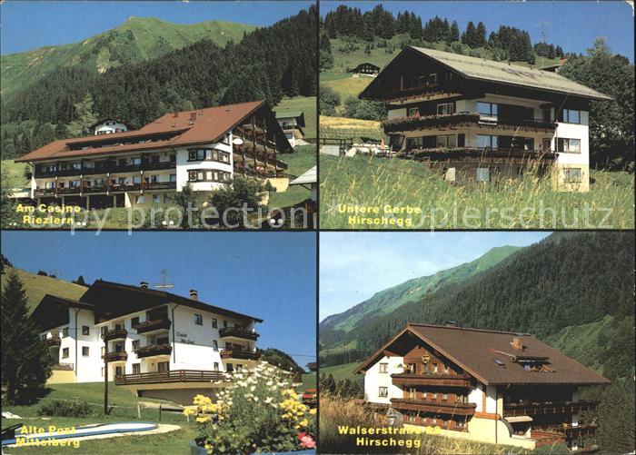 Hirschegg Kleinwalsertal Vorarlberg Kreuzwirts Ferienwohnungen