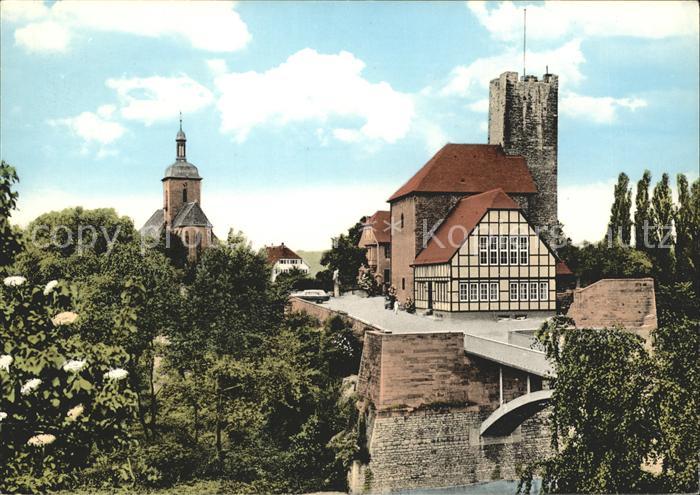Laufen Sulzbach-Laufen mit Regiswindiskirche Pfalzgrafenburg