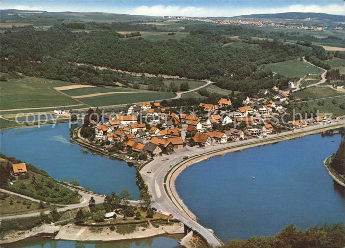 Edersee Fliegeraufnahme Niederwerbe