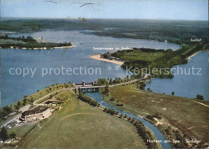 Haltern See Fliegeraufnahme mit Suedufer