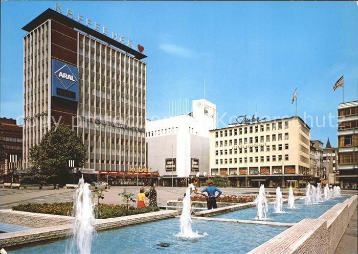 Essen Ruhr Kennedyplatz Brunnen