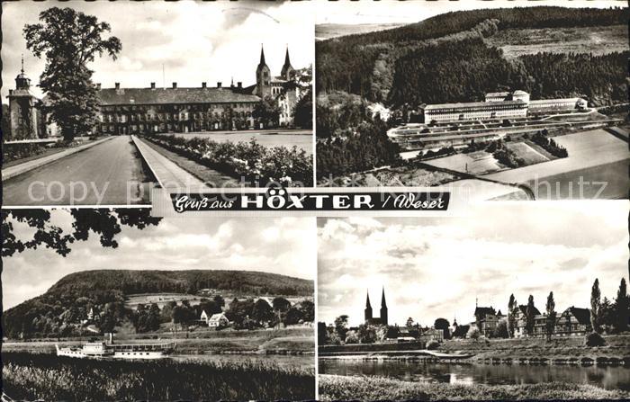 Hoexter Weser Dampfer Teilansichten