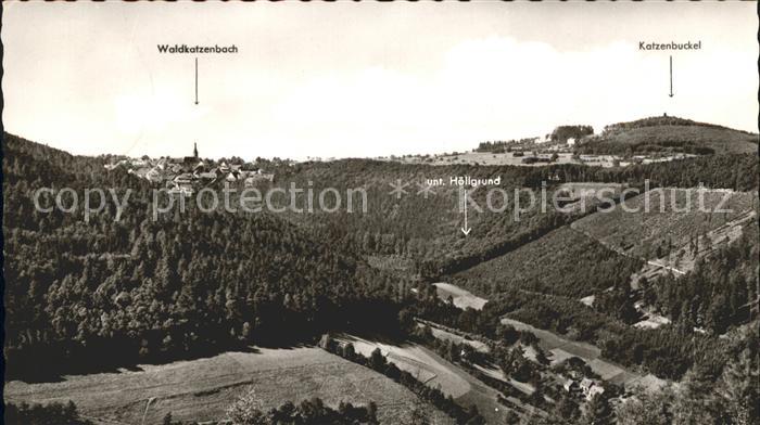 Waldkatzenbach Gaststaette Turmschaenke Katzenbuckel Hoellgrund