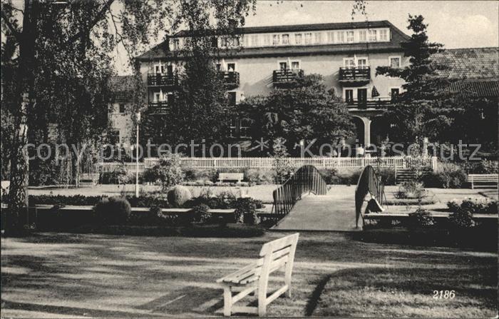 Bad Koenig Kurpark Kursanatorium Mueller