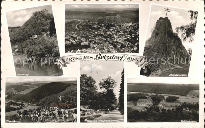 Betzdorf Sieg Kriegerdenkmal Gymnasium Druidenstein