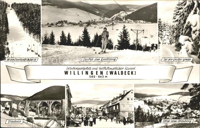 Willingen Sauerland Skilift Ettelsberg grosse Grube Bruecke M+uehlenkopfschanze