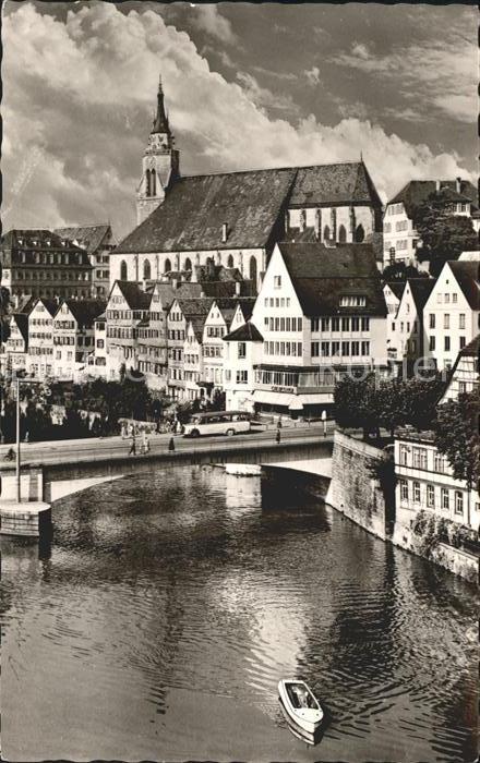 TueBINGEN BW Eberhardsbruecke Stiftskirche