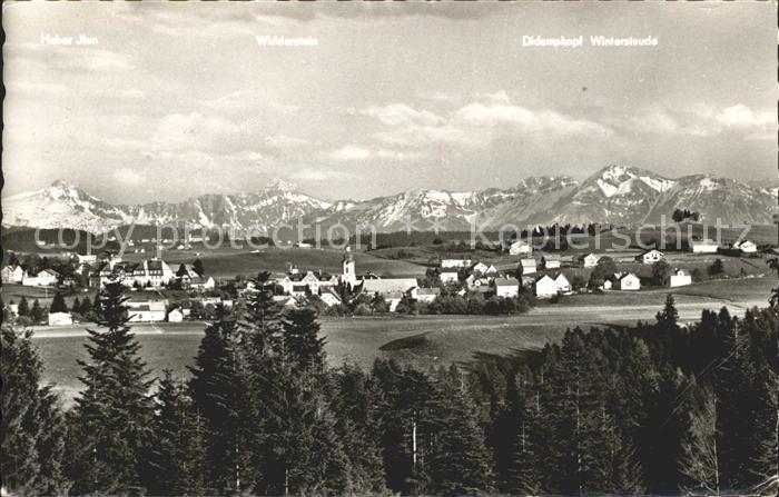 Scheidegg Allgaeu Hoher Ifen Widderstein
