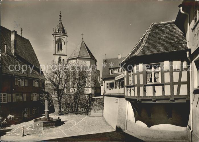 Pfullendorf Adlerbrunnen Stadtkirche St Jakob
