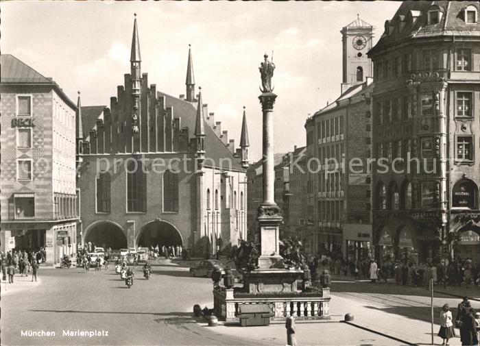 Muenchen Bayern Marienplatz