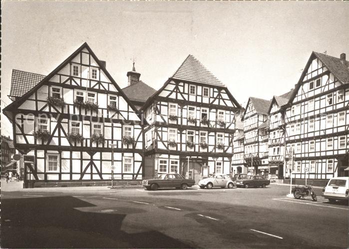 Eschwege Fachwerkhaeuser Marktplatz
