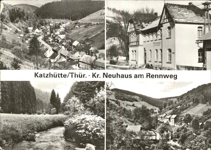 Katzhuette Oberes Schwarzatal FDGB Erholungsheim Katzegrund