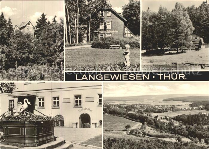 Langewiesen Karl Zink Heim Parkanlage Krannichsruh Schwan