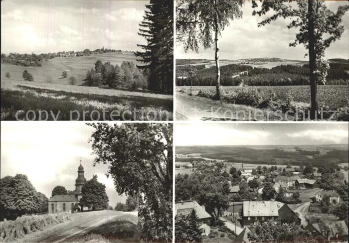 Landwuest Kirche Ortsansichten