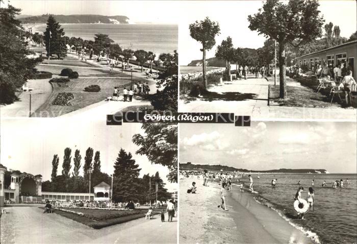 Goehren Ruegen Buehne Strand Promenade