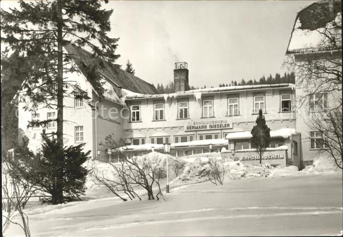 Schierke Harz FDGB Erholungsheim Hermann Gieseler