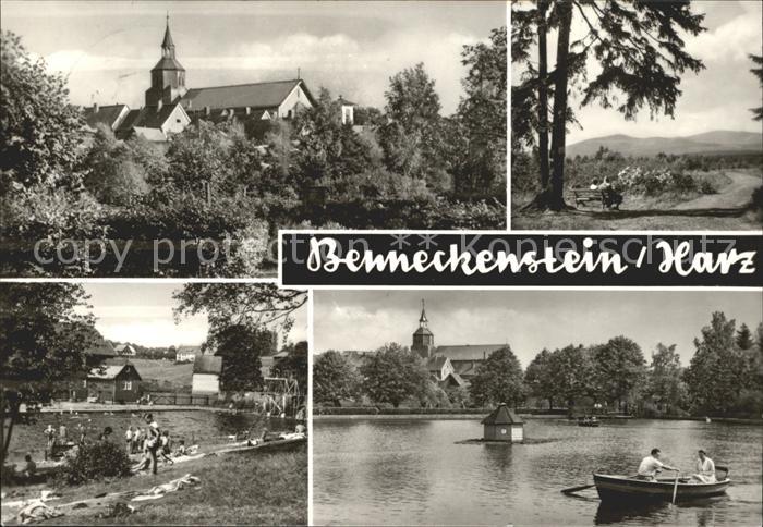 Benneckenstein Kurpark Brockenblick Freibad Gondelteich