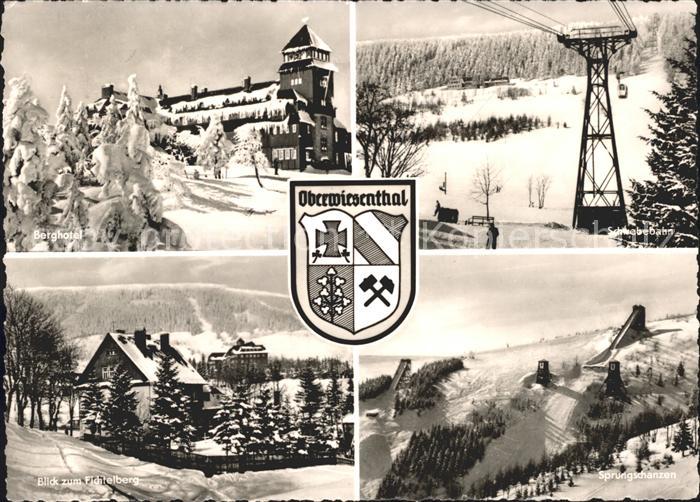 Oberwiesenthal Erzgebirge Schwebebahn Sprungschanzen Fichtelberg Berghotel