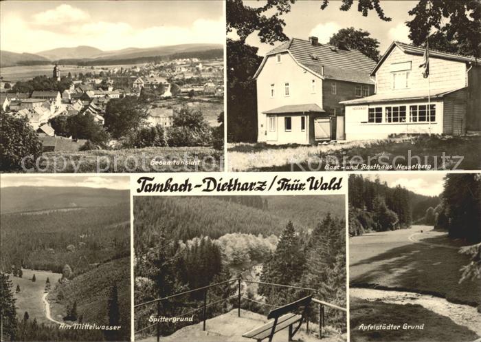 Tambach-Dietharz Gast Rasthaus Nesselberg Apfelstaedter Grund Spittergrund Mitte