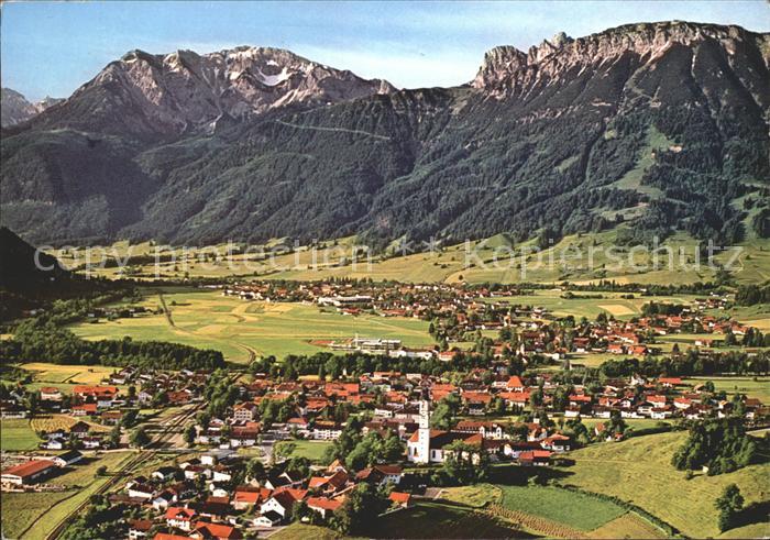 Pfronten Ostallgaeu Bayern Rossberg Aggenstein Breitenberg Fliegeraufnahme