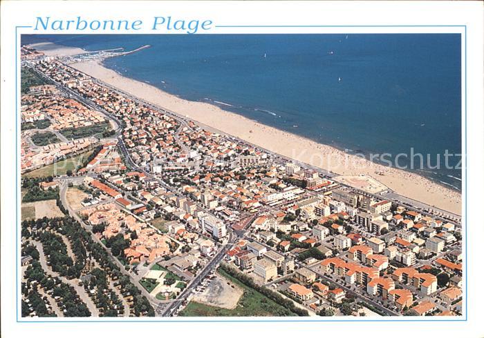 Narbonne Plage Fliegeraufnahme