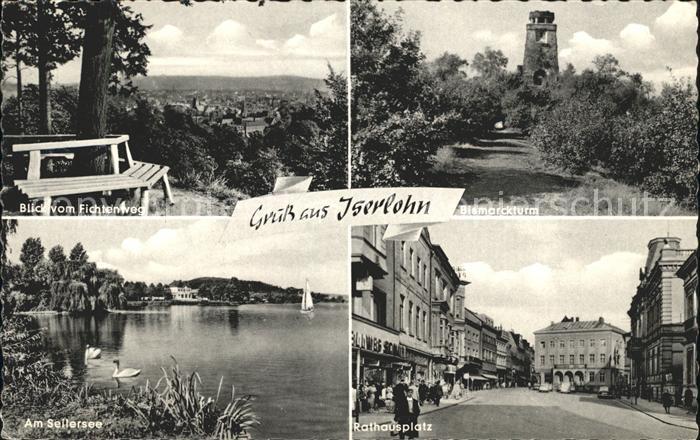 Iserlohn Bismarckturm Rathausplatz