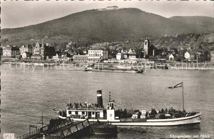 Koenigswinter Anlegestelle Faehre