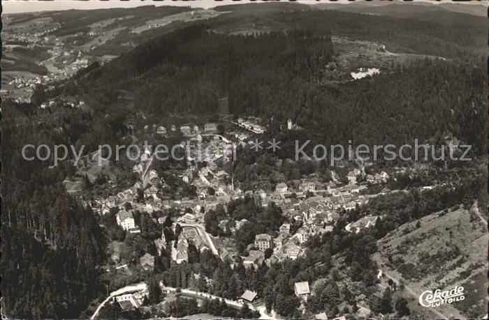 Triberg Schwarzwald Fliegeraufnahme