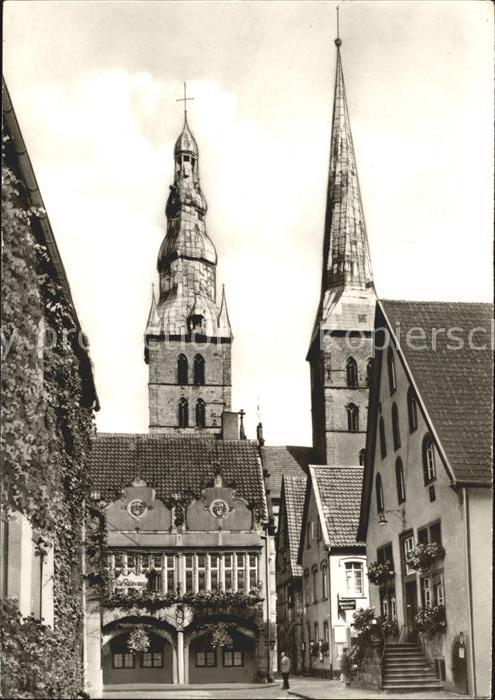 Lemgow Niedersachsen Hansestadt St. Nicolai Tuerme