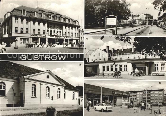 Guestrow Mecklenburg Vorpommern Hotel Stadt Guestrow Ernst Barlach Theater Bahnh