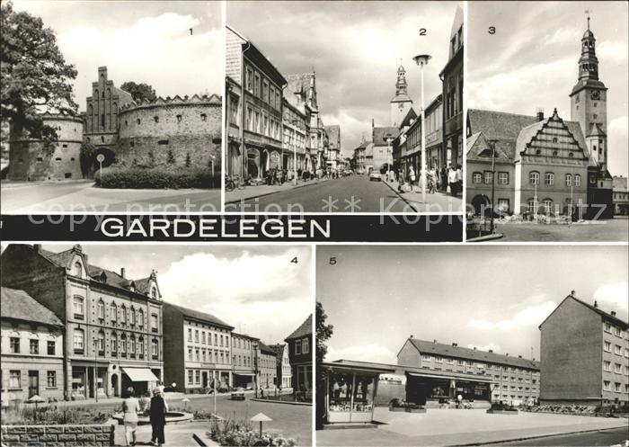 Gardelegen Salzwedeler Tor Ernst Thaelmann Strasse Rathaus Rudolf-Breitscheid-St