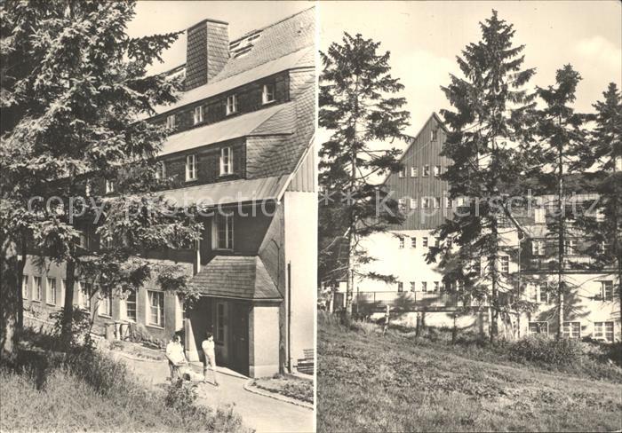 Rehefeld-Zaunhaus FDGB Erholungsheim Aufbau