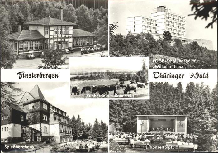 Finsterbergen FDGB Erholungsheim Wilhelm Pieck Spiessberghaus Konzertplatz