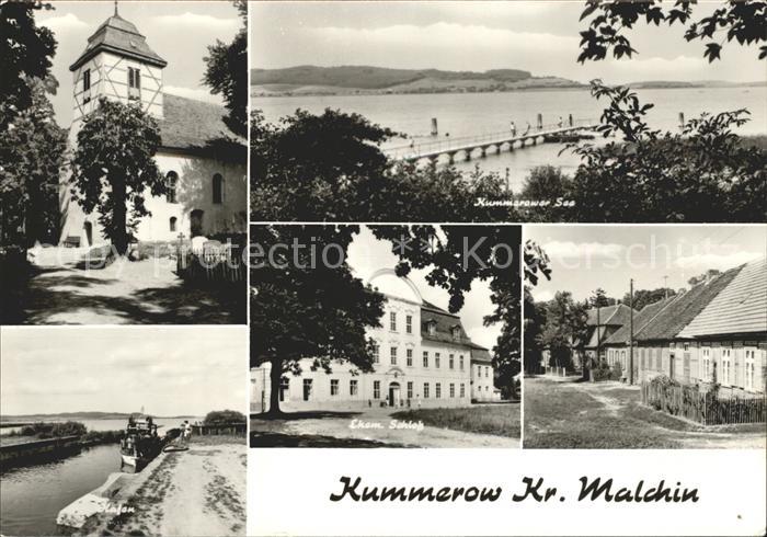 Kummerow Malchin See Schloss Kirche