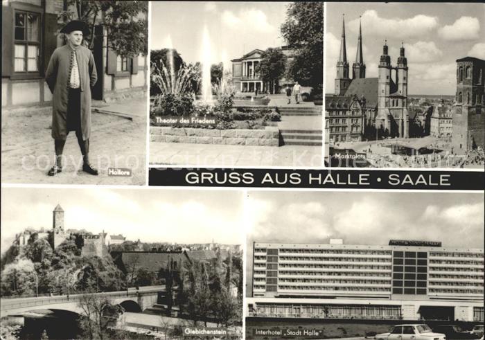 Halle Saale Hallore Theater Marktplatz Giebichenstein Interhotel Stadt Halle