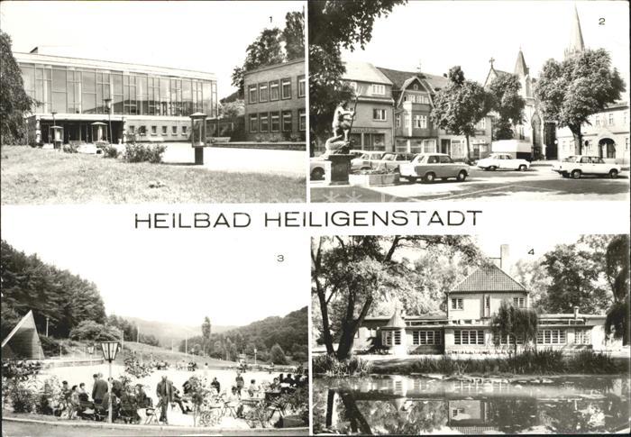 Heiligenstadt Eichsfeld Kulturhaus Marktplatz Neun Brunnen