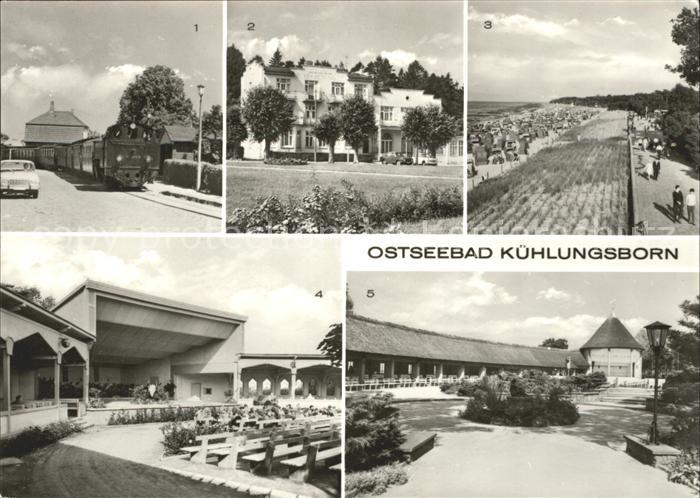 Kuehlungsborn Ostseebad Strand Promenade Konzertpavillon