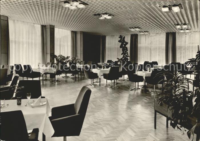 Gernrode Harz FDGB Erholungsheim Fritz Heckert Restaurant