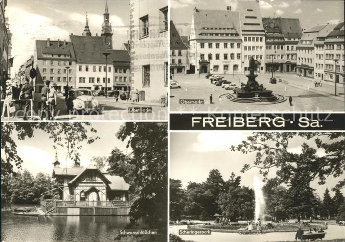 Freiberg Sachsen Obermarkt Schwanschloesschen