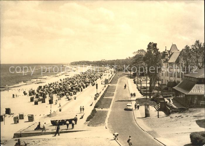 Kuehlungsborn Ostseebad Strand und Promenade