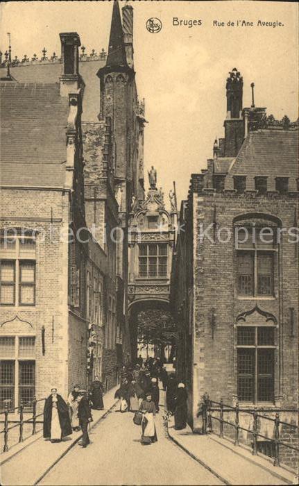 Bruges BRUGGE Belgie Rue de l'Ane Aveugle