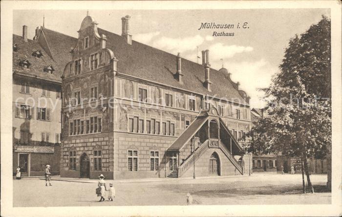 Muelhausen Elsass Rathaus
