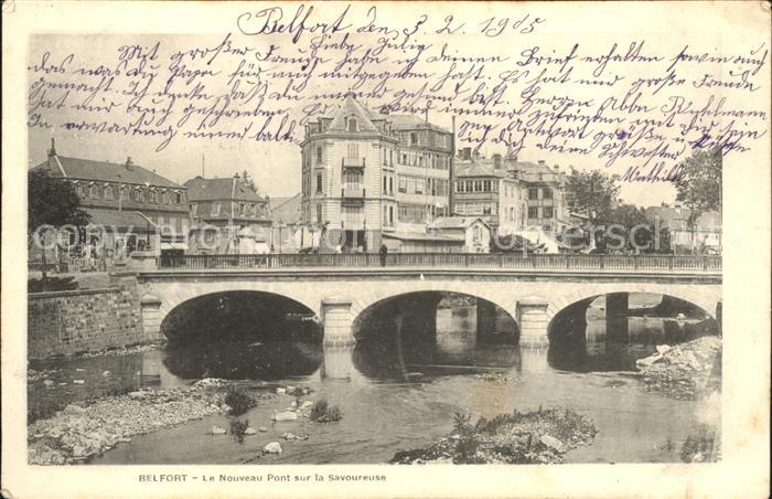Belfort Alsace Le Nouveau Pont sur la Savoureuse