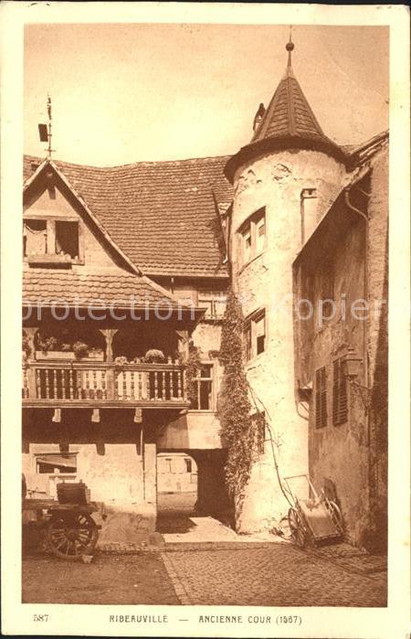 Ribeauville Haut Rhin Elsass Ancienne Cour