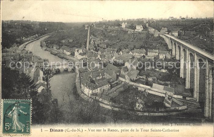 Dinant Wallonie Vue sur la Rance prise de la Tour Sainte Catherine