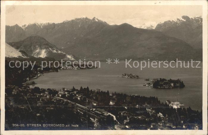 Lago Maggiore Stresa Borromeo ed Isole