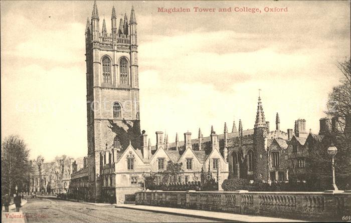 Oxford Oxfordshire Magdalen Tower and College